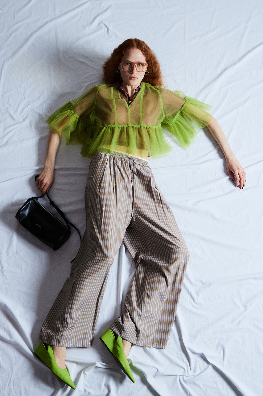 MAISON SPECIAL(メゾンスペシャル)｜Lines Stone Pajama Pants/ライン