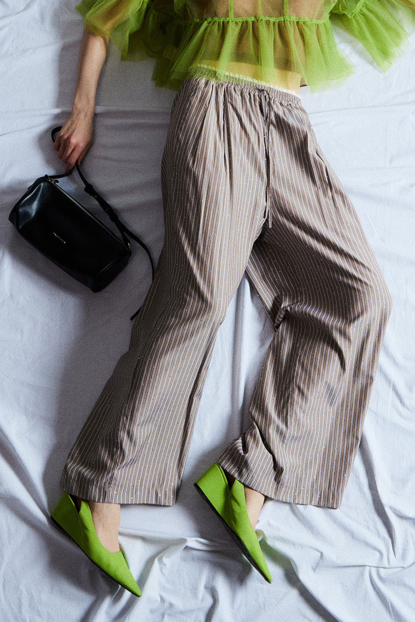 MAISON SPECIAL(メゾンスペシャル)｜Lines Stone Pajama Pants/ライン
