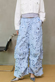Cut-Off Flower Pants/カットオフフラワースノーパンツ