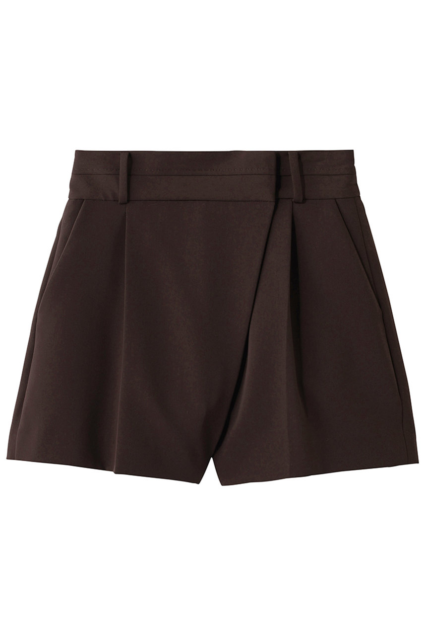 メゾンスペシャル/MAISON SPECIALのAsymmetrical Short Pants/アシメタックショートパンツ(BRN(ブラウン)/21261465203)