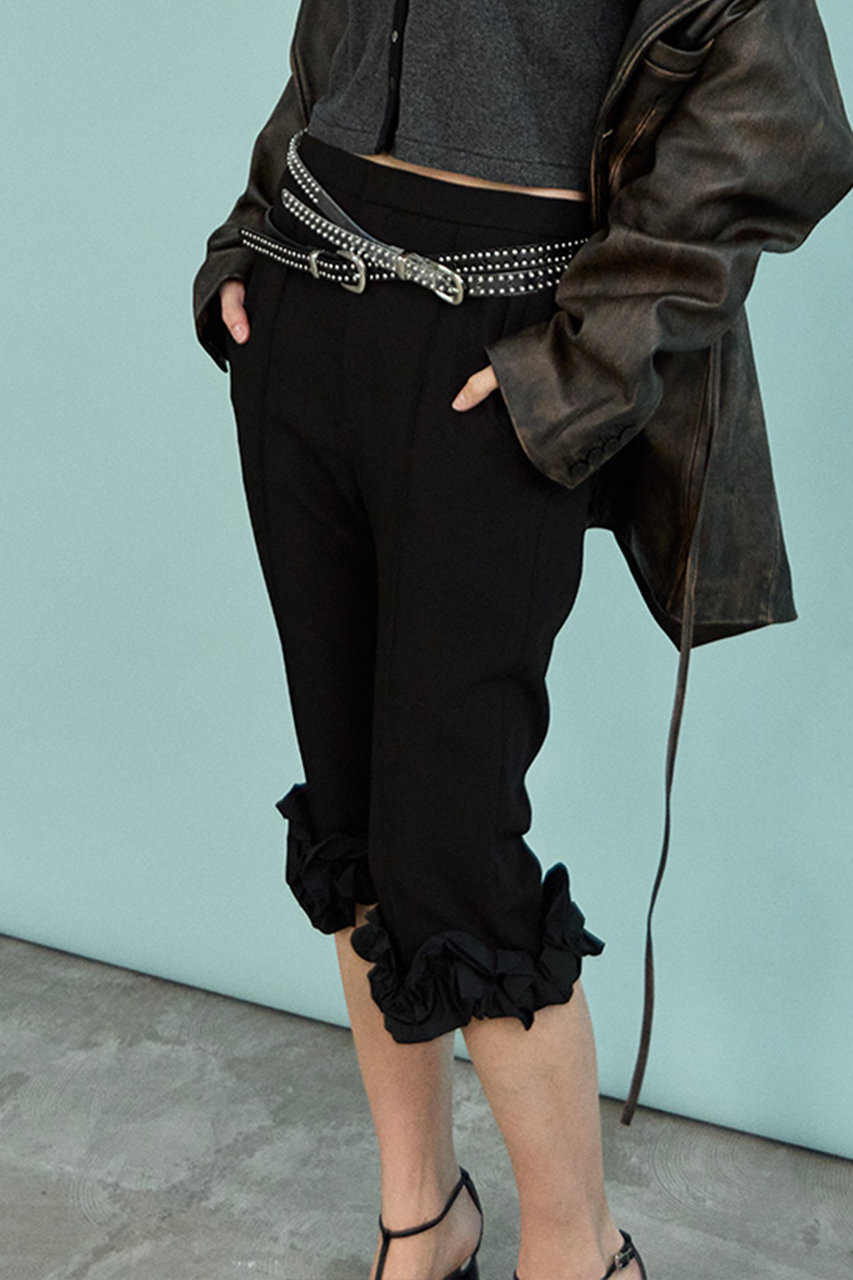 MAISON SPECIAL(メゾンスペシャル)｜Flower Hem Capri Pants/フラワー