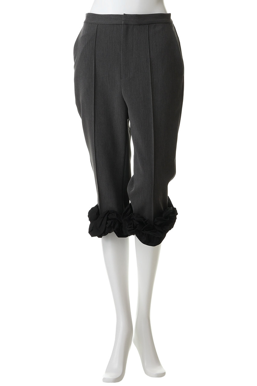 MAISON SPECIAL(メゾンスペシャル)｜Flower Hem Capri Pants/フラワー