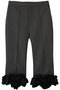 Flower Hem Capri Pants/フラワーヘムカプリパンツ メゾンスペシャル/MAISON SPECIAL GRY(グレー)