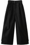 Flight Satin Wide Pants/フライトサテンワイドパンツ メゾンスペシャル/MAISON SPECIAL BLK(ブラック)