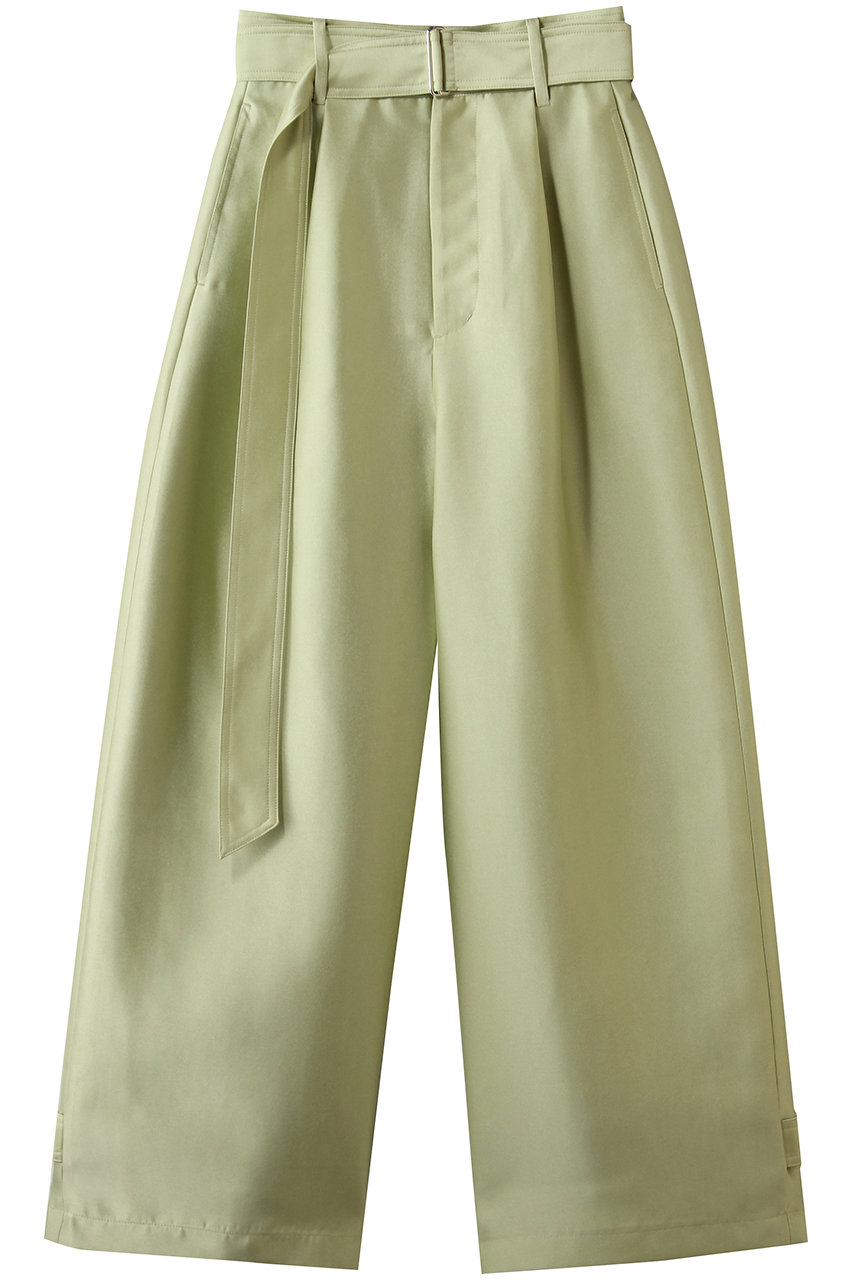 メゾンスペシャル/MAISON SPECIALのFlight Satin Wide Pants/フライトサテンワイドパンツ(GRN(グリーン)/21261465206)
