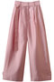 Flight Satin Wide Pants/フライトサテンワイドパンツ メゾンスペシャル/MAISON SPECIAL PNK(ピンク)