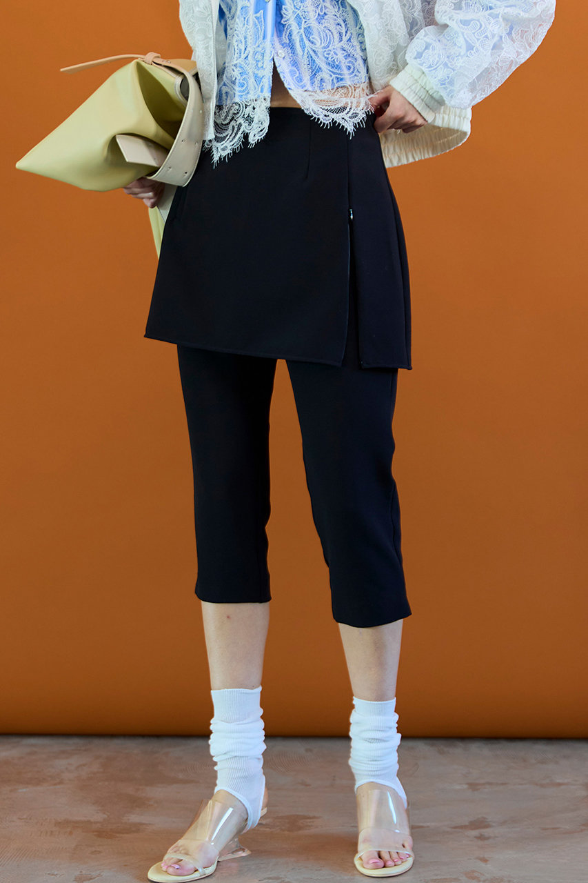 MAISON SPECIAL(メゾンスペシャル)｜Mini Skirt Layer Capri Pants