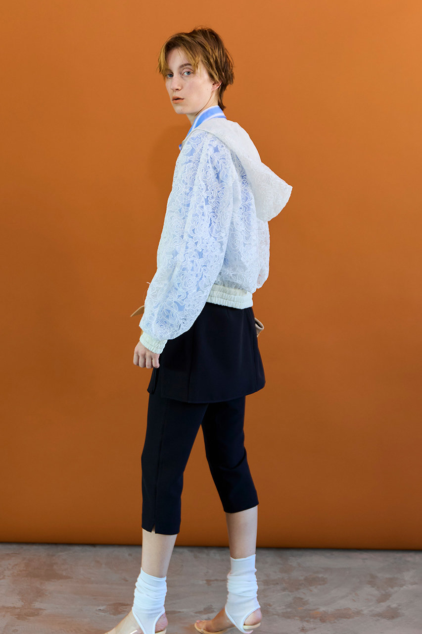 MAISON SPECIAL(メゾンスペシャル)｜Mini Skirt Layer Capri Pants