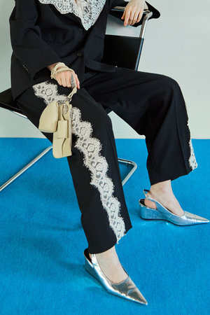 メゾンスペシャル/MAISON SPECIALの【予約販売】Side Lace Slacks/サイドレーススラックス(110600/110601)