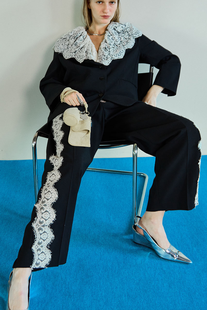 MAISON SPECIAL(メゾンスペシャル)｜Side Lace Slacks/サイドレース