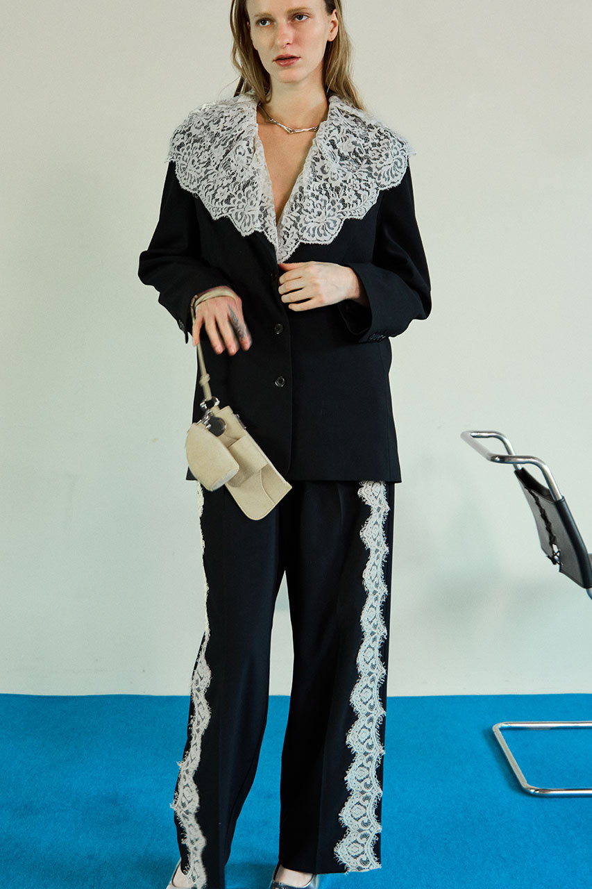 MAISON SPECIAL(メゾンスペシャル)｜Side Lace Slacks/サイドレース