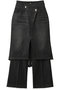 Layered Skirt Denim Pants/レイヤードスカートデニムパンツ メゾンスペシャル/MAISON SPECIAL BLK(ブラック)