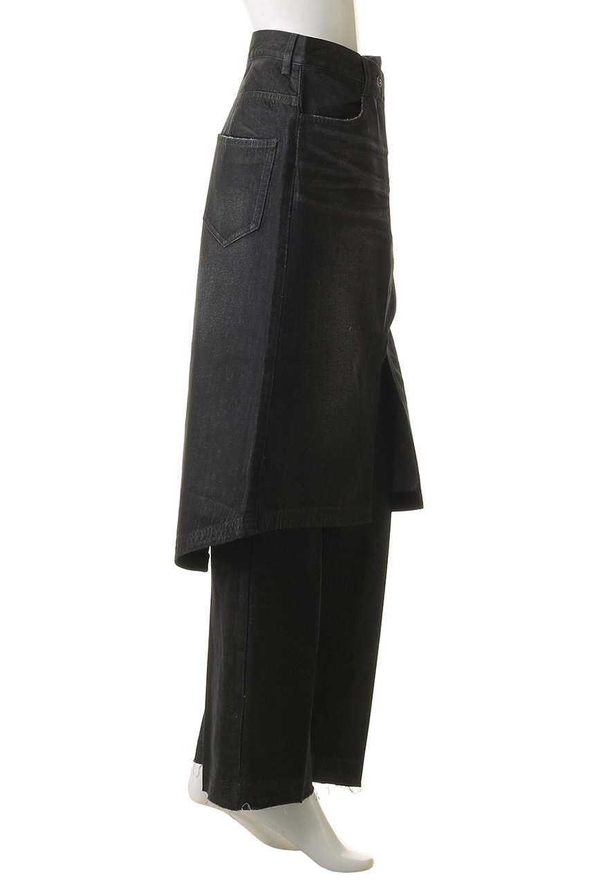 MAISON SPECIAL(メゾンスペシャル)｜Layered Skirt Denim Pants