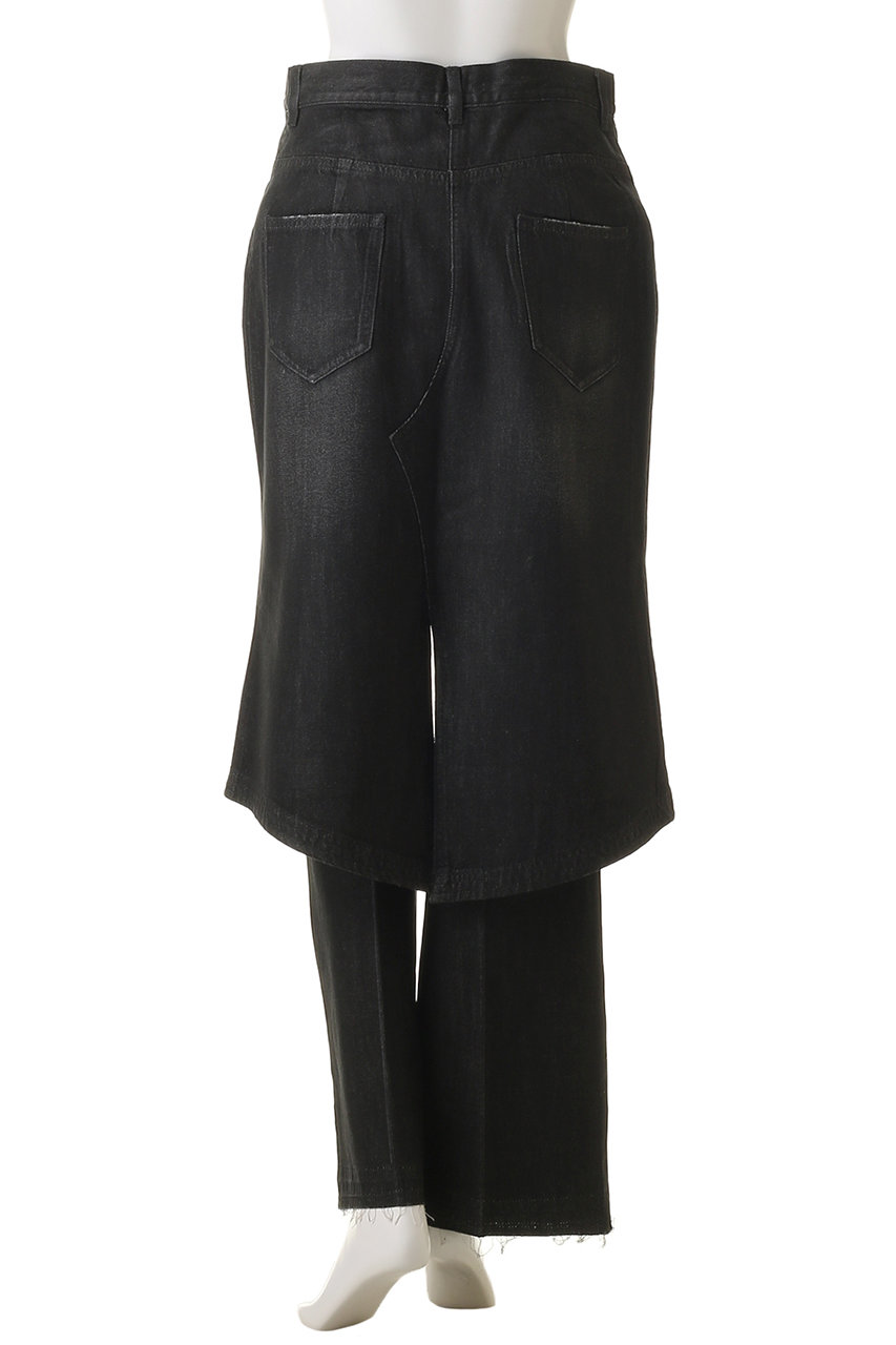 MAISON SPECIAL(メゾンスペシャル)｜Layered Skirt Denim Pants