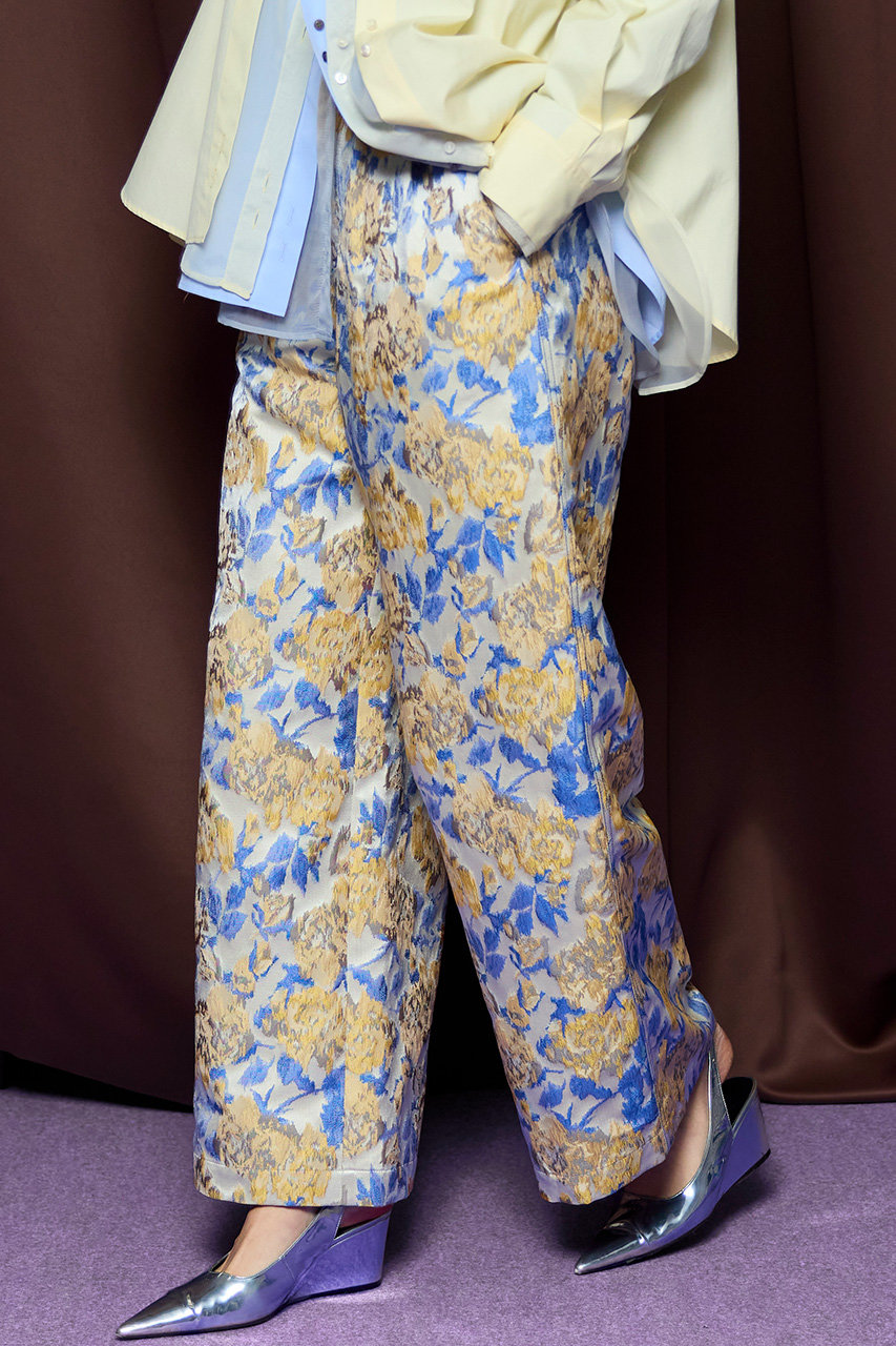 MAISON SPECIAL(メゾンスペシャル)｜Flower Jacquard Pants/フラワー