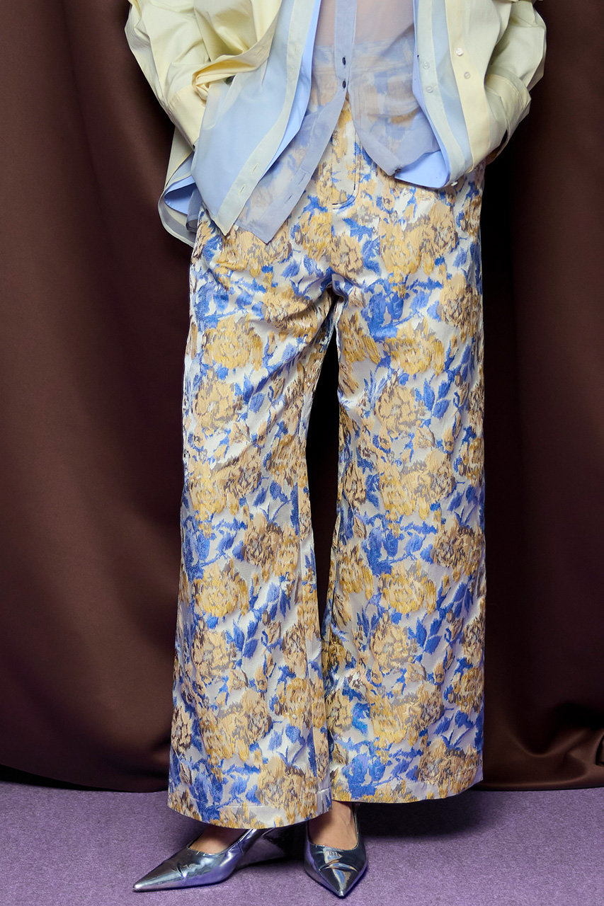 MAISON SPECIAL(メゾンスペシャル)｜Flower Jacquard Pants/フラワー