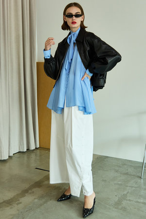 メゾンスペシャル/MAISON SPECIALのWaist Tuck Work Pants/ウエストタックワークパンツ(110600/110601)