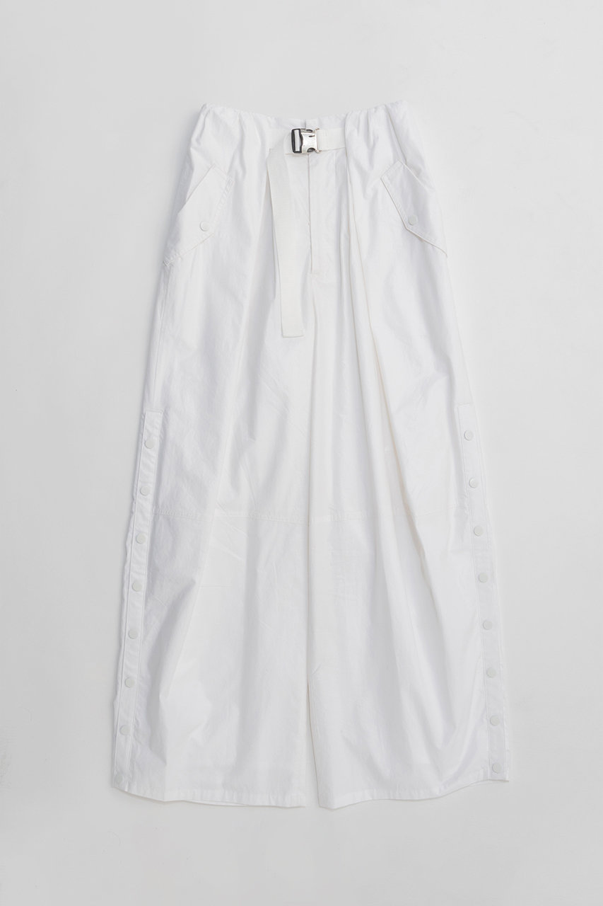 メゾンスペシャル/MAISON SPECIALのWaist Tuck Work Pants/ウエストタックワークパンツ(WHT(ホワイト)/21261465702)