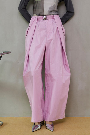 メゾンスペシャル/MAISON SPECIALのWaist Tuck Work Pants/ウエストタックワークパンツ(110600/110601)