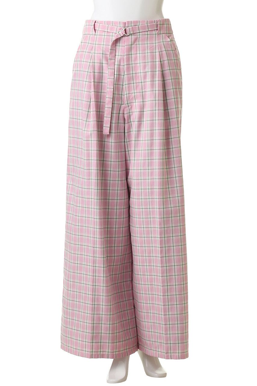 MAISON SPECIAL(メゾンスペシャル)｜Check Wide Pants/チェックワイド