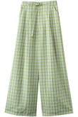 Check Wide Pants/チェックワイドパンツ