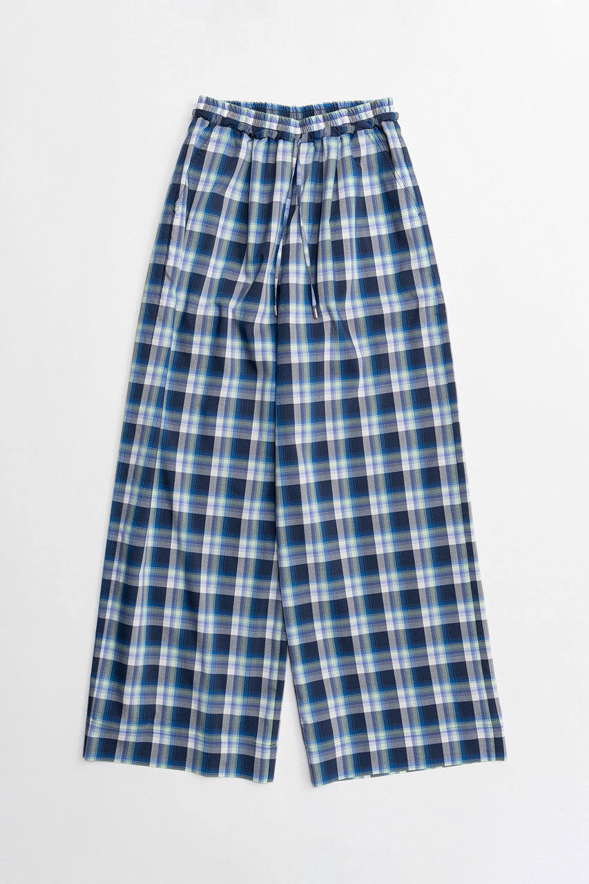 メゾンスペシャル/MAISON SPECIALのMulti-Color Easy Check Pants/マルチカラーイージーチェックパンツ(NVY(ネイビー)/21261465705)
