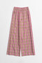 Multi-Color Easy Check Pants/マルチカラーイージーチェックパンツ メゾンスペシャル/MAISON SPECIAL PNK(ピンク)