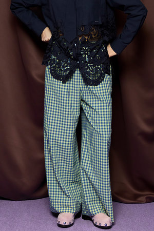 メゾンスペシャル/MAISON SPECIALのMulti-Color Easy Check Pants/マルチカラーイージーチェックパンツ(110600/110601)