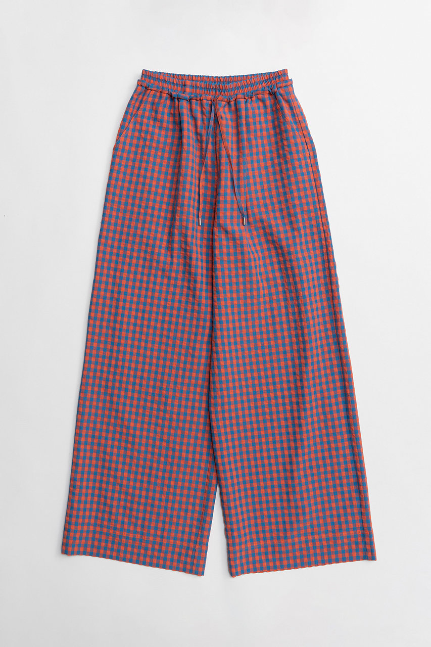 メゾンスペシャル/MAISON SPECIALのMulti-Color Easy Check Pants/マルチカラーイージーチェックパンツ(ORG(オレンジ)/21261465705)