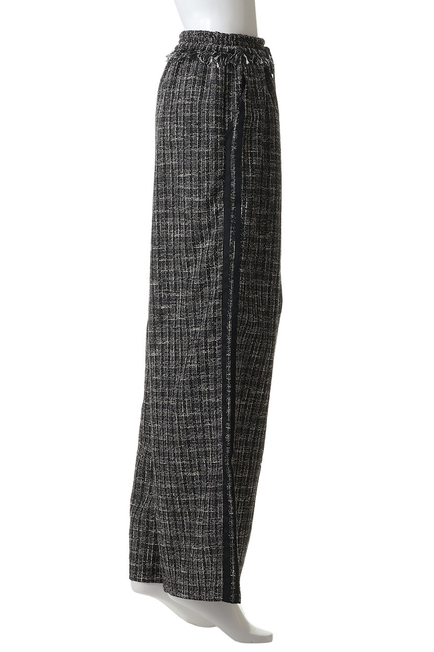 MAISON SPECIAL(メゾンスペシャル)｜Side-Lined Tweed Easy Pants