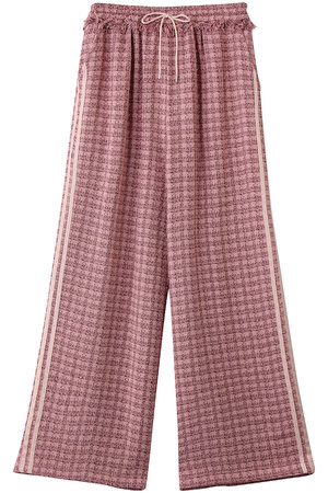 メゾンスペシャル/MAISON SPECIALのSide-Lined Tweed Easy Pants/サイドラインツイードイージーパンツ(110600/110601)