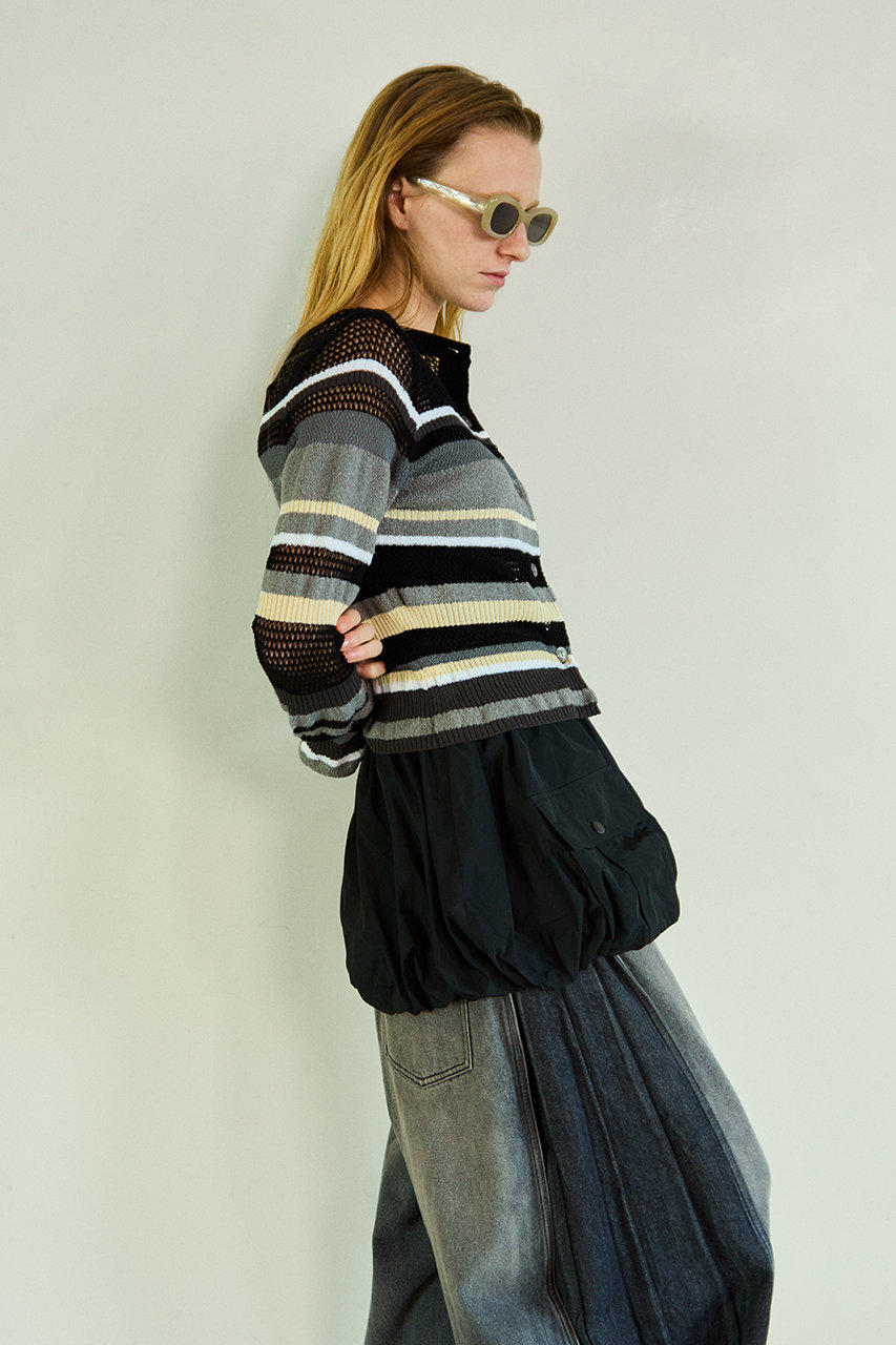 MAISON SPECIAL(メゾンスペシャル)｜Side-Tuck Cocoon Denim Pants