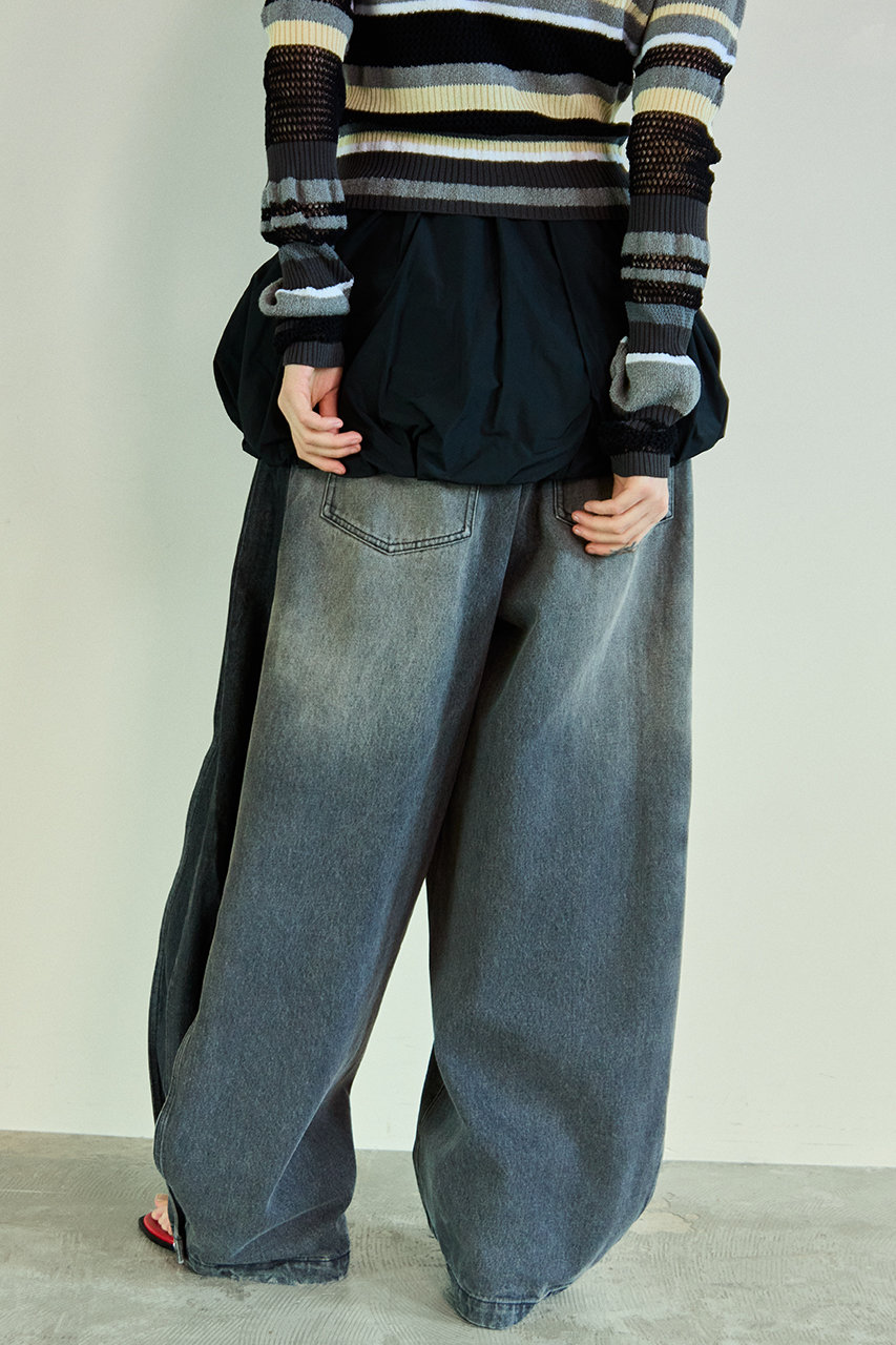 MAISON SPECIAL(メゾンスペシャル)｜Side-Tuck Cocoon Denim Pants
