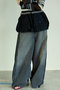 Side-Tuck Cocoon Denim Pants/サイドタックコクーンデニムパンツ メゾンスペシャル/MAISON SPECIAL