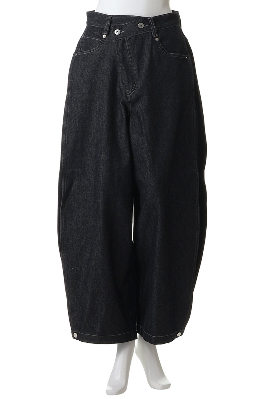 ￼メゾンスペシャル　サイドタックコクーンデニムパンツ MAISON SPECIAL(メゾンスペシャル)｜Side-Tuck Cocoon Denim Pants