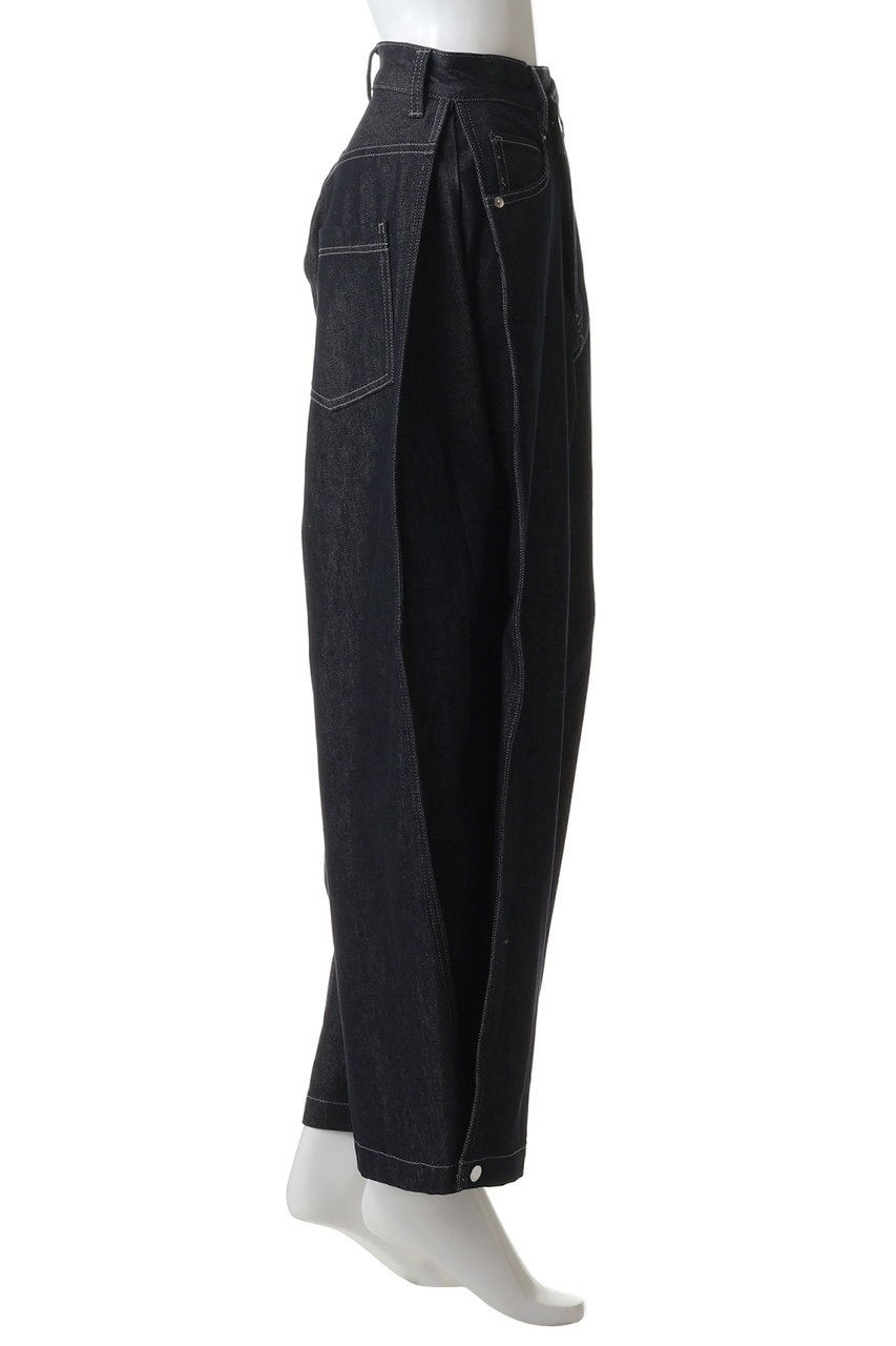MAISON SPECIAL(メゾンスペシャル)｜Side-Tuck Cocoon Denim Pants