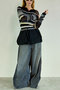 Side-Tuck Cocoon Denim Pants/サイドタックコクーンデニムパンツ メゾンスペシャル/MAISON SPECIAL