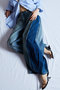 Side-Tuck Cocoon Denim Pants/サイドタックコクーンデニムパンツ メゾンスペシャル/MAISON SPECIAL
