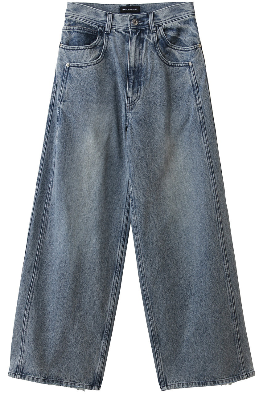 メゾンスペシャル/MAISON SPECIALのDouble Pocket Color Denim/ダブルポケットカラーデニム(BLU(ブルー)/21261465803)