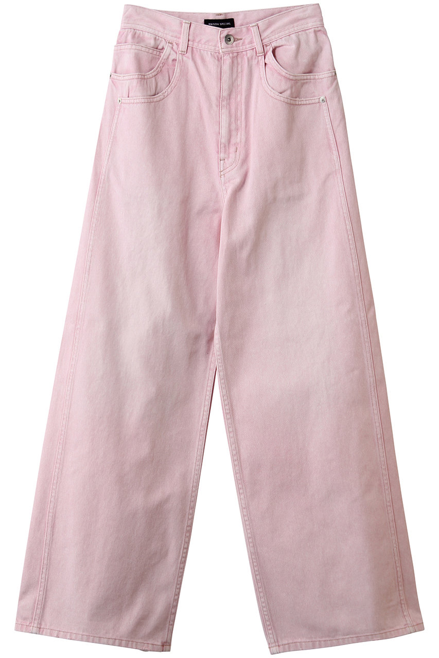 メゾンスペシャル/MAISON SPECIALのDouble Pocket Color Denim/ダブルポケットカラーデニム(PNK(ピンク)/21261465803)
