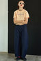 Center Pin Tuck Denim Pants/センターピンタックデニムパンツ メゾンスペシャル/MAISON SPECIAL