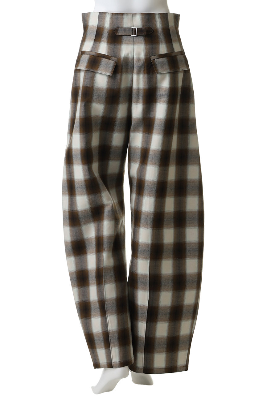 MAISON SPECIAL(メゾンスペシャル)｜Center Pin Tuck Ombre Check