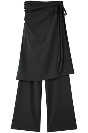 メゾンスペシャル/MAISON SPECIALのSide Gathered Wrap Skirt Pants/サイドギャザーラップスカートパンツ(110600/110601)
