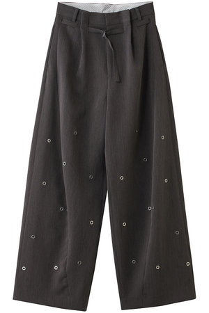 メゾンスペシャル/MAISON SPECIALのEyelet Tuck Pants/アイレットタックパンツ(110600/110601)