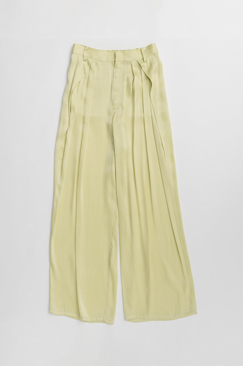 メゾンスペシャル/MAISON SPECIALのLoose Volume Pants/ルーズボリュームパンツ(LIME(ライム)/21261466302)