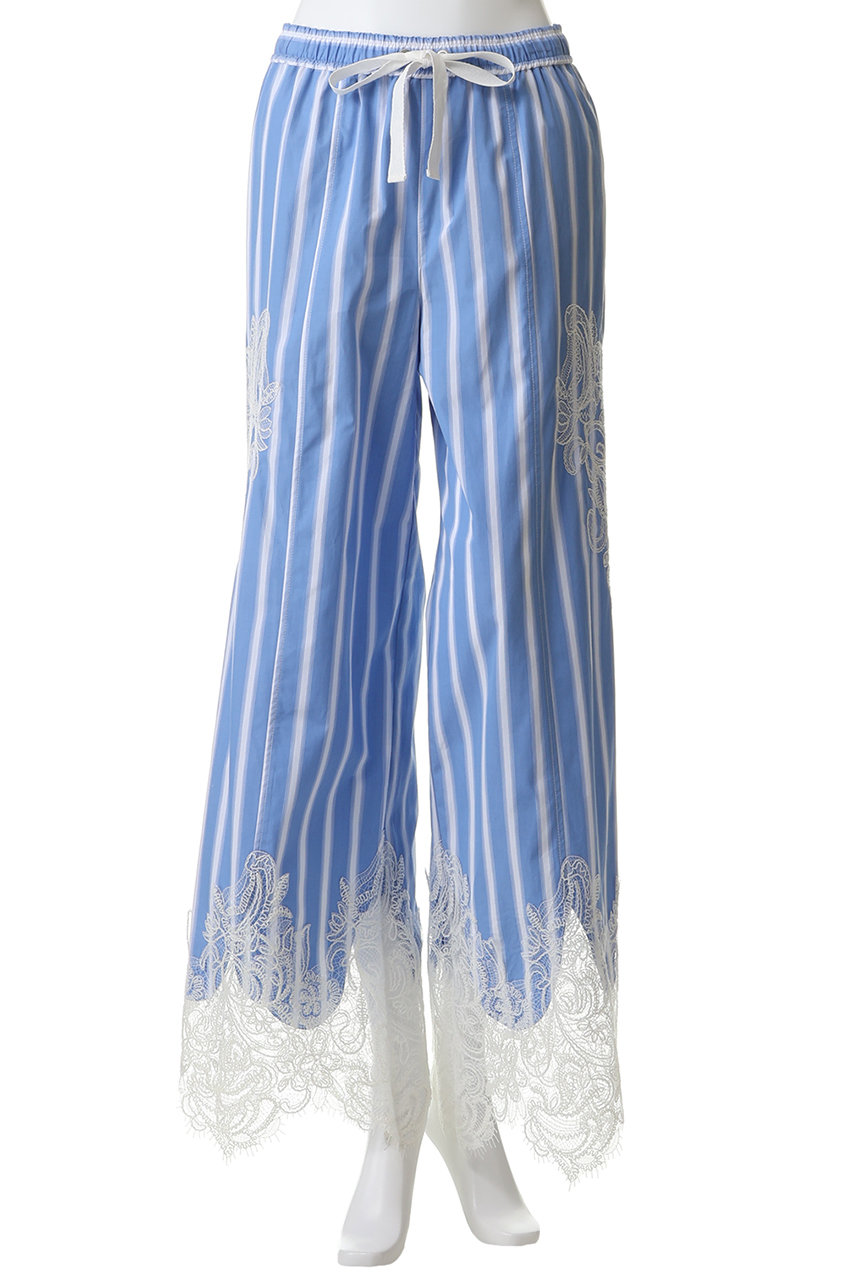MAISON SPECIAL(メゾンスペシャル)｜Striped Lace Pants/ワイド