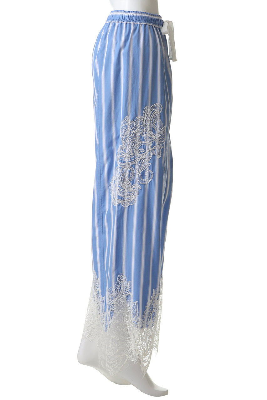 MAISON SPECIAL(メゾンスペシャル)｜Striped Lace Pants/ワイド