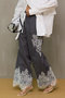 【予約販売】Striped Lace Pants/ワイドスカラップレースパンツ メゾンスペシャル/MAISON SPECIAL