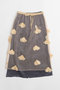 Sheer Floral Layered Skirt/シアーフラワーレイヤードスカート メゾンスペシャル/MAISON SPECIAL BGE(ベージュ)