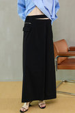 Sewing Tack Maxi Skirt/スーチングタックマキシスカート